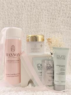 【Wハノン】「ハノンパーフェクトリュミエールクリーム＆リュクスエッセンスローション」セット12%OFF!！※豪華プレゼント付き！