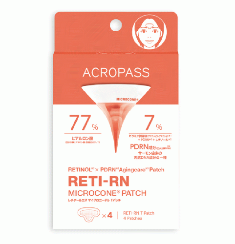 acropass【PDRN×レチノール配合！】レチアールエヌ Tパッチ（眉間用）