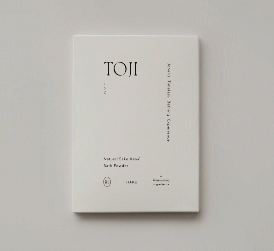TOJI 酒粕バスパウダー 粕 -HAKU- 箱入り