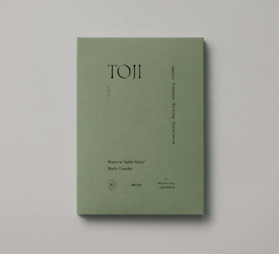 TOJI 酒酒粕バスパウダー 杜 -MORI- 箱入り