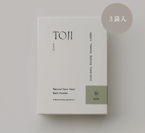 TOJI 酒酒粕バスパウダー 杜 -MORI- 3包入り