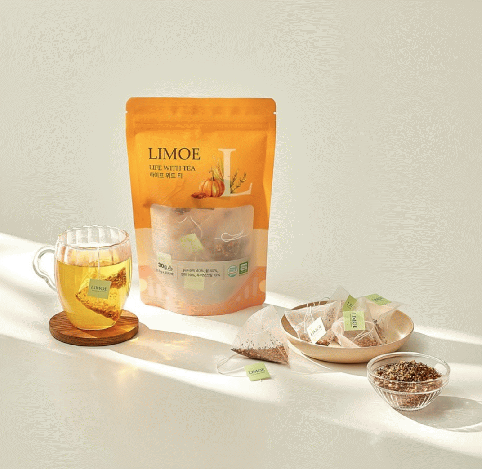 【LIMOE】韓国美容系インフルエンサーJさん監修！Life with Tea 韓国オーガニック＆ノンカフェインティー 