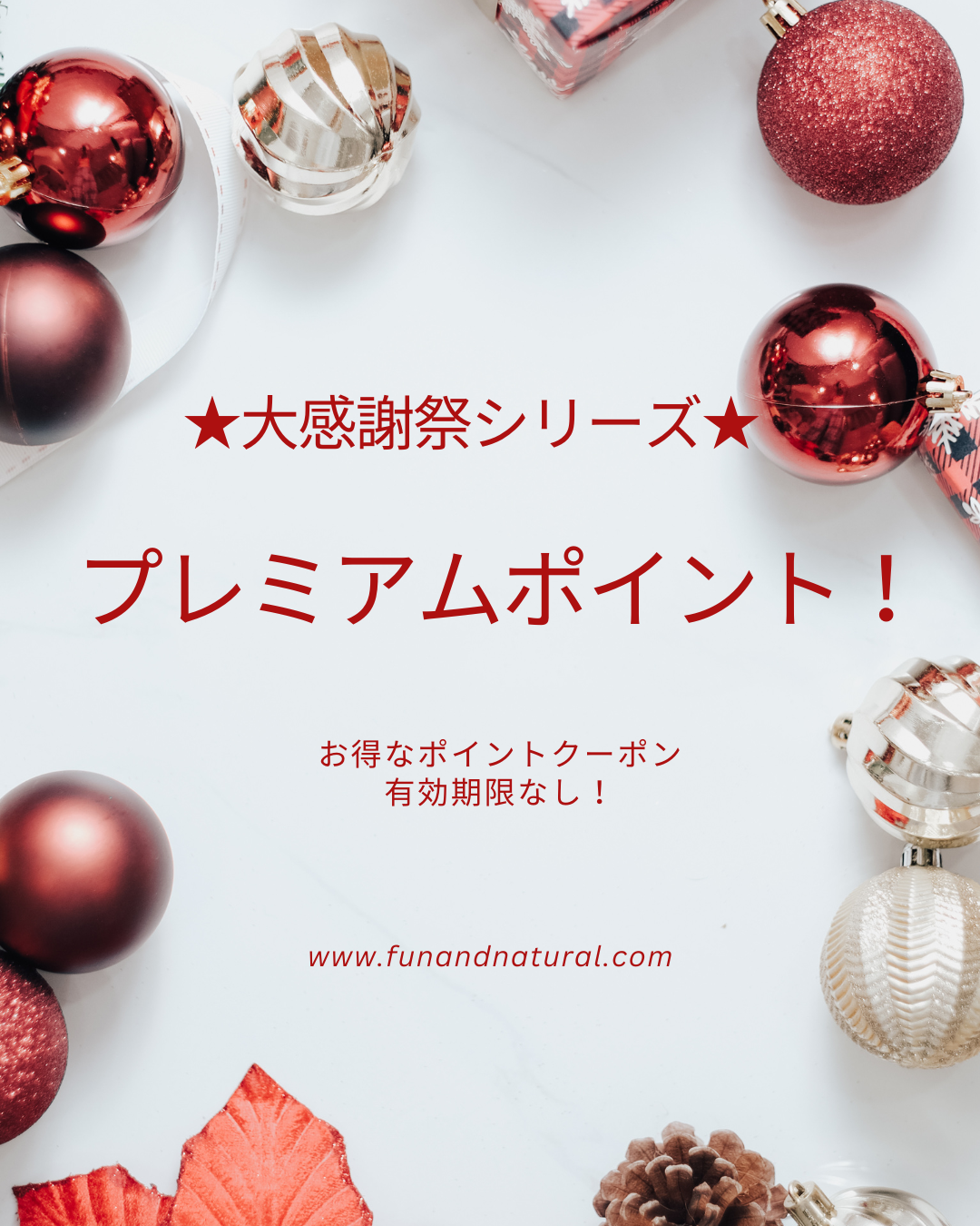 大好評につき期間延長！大感謝祭シリーズ【プレミアムポイント】